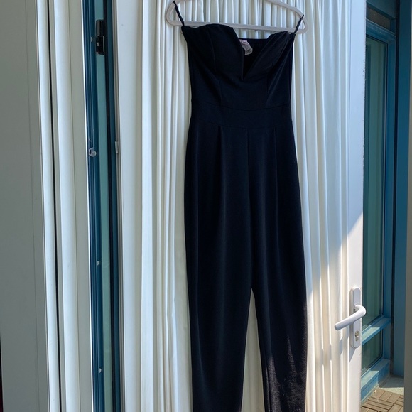 Black strapless jumpsuit - size medium - Picture 2 of 5